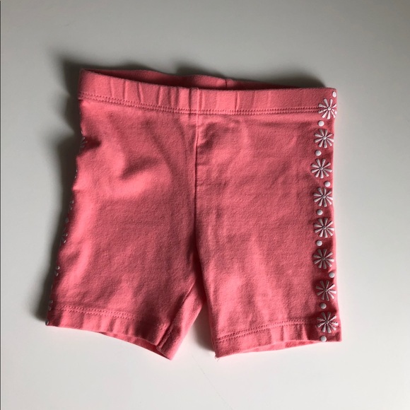 12-18M Girls: Floral Baby Biker Shorts - Picture 1 of 4